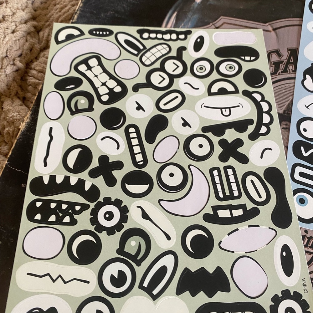 Make Faces on Anything Sticker Sheets - Picture 3 of 5